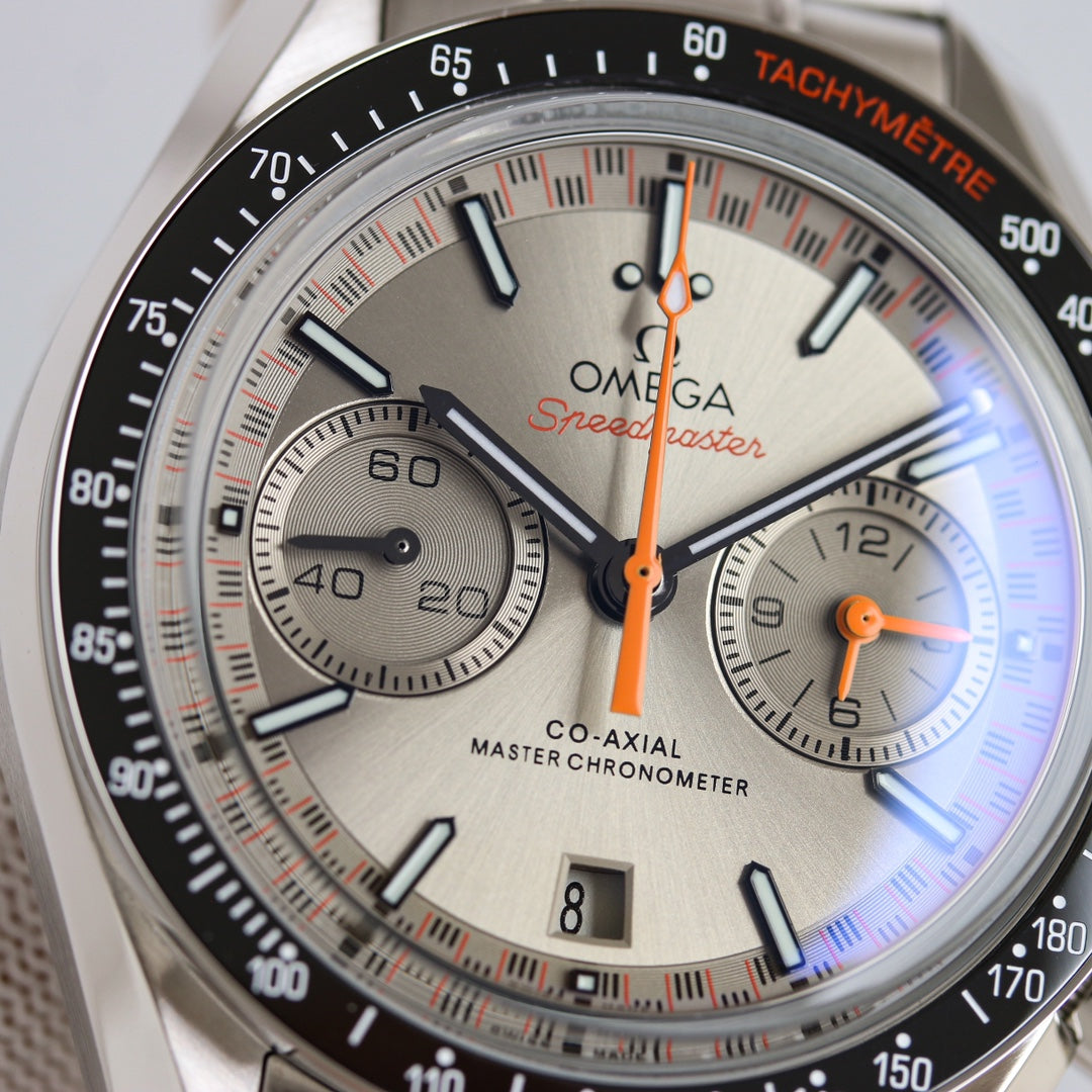 Chronograph -329.30.44.51.06.001- Silver- Black Ceramic- 316L Steel- Automatic - 44mm