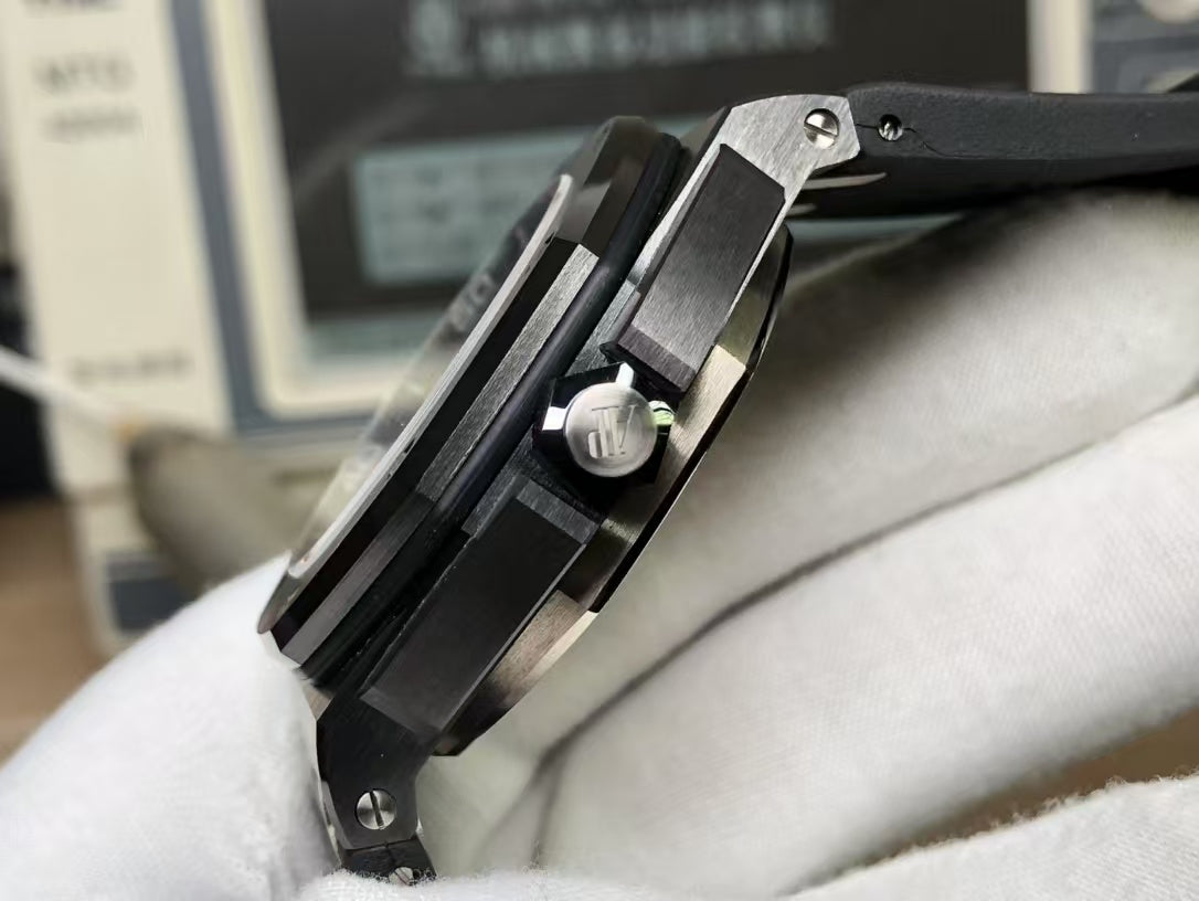 Black Bezel Ceramic-Black Face -Black Rubber - Automatic - 42mm