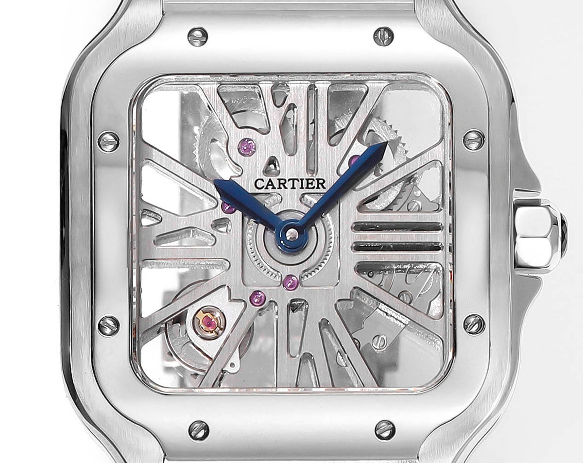 Two hands -Silver -Ultra-thin Hollow -White 904L Steel - Automatic - 40mm