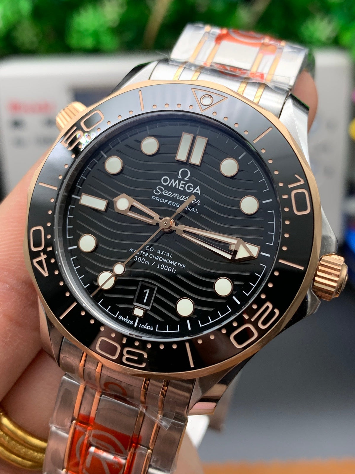 TOP! Black Dial Steel - Rosegold Withe 904L Steel - Automatic- 42mm