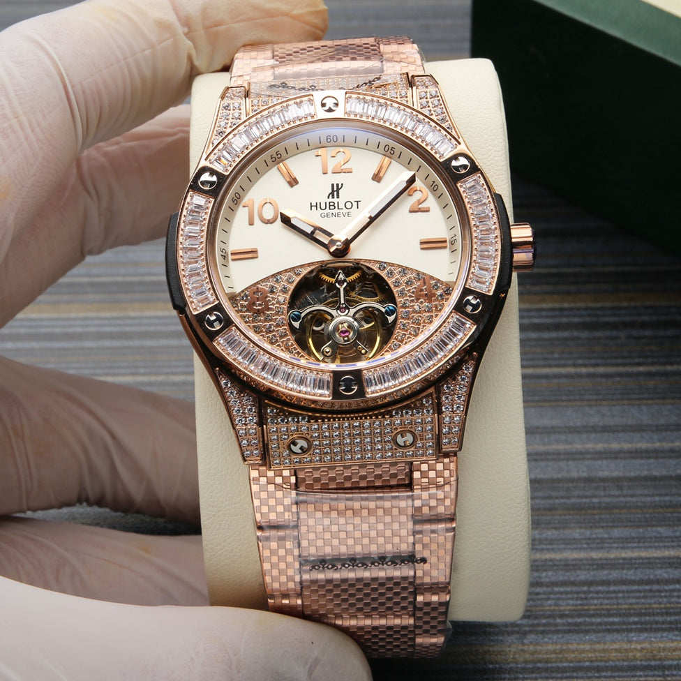Torbillon - Rosegold Steel -904L Steel - Automatic - 45mm