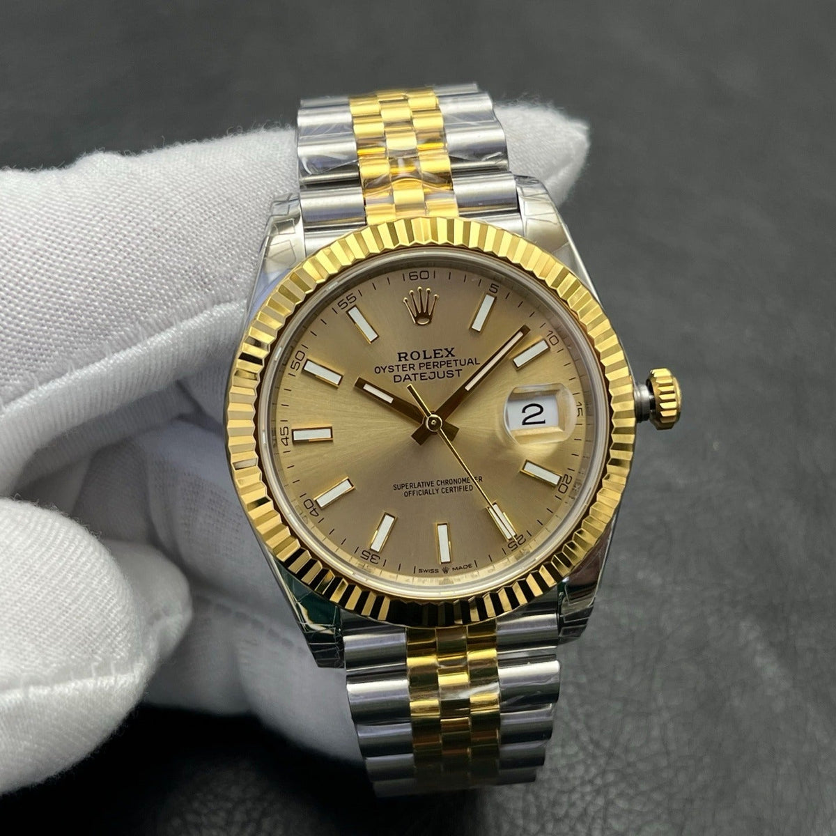 C-Factory -Yellow - Silver Yellow 904L Steel- Automatic - 41mm