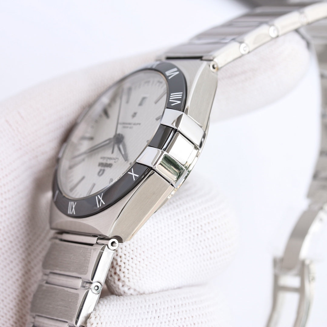 White Grey - Silver 904L Steel- Automatic - 41mm