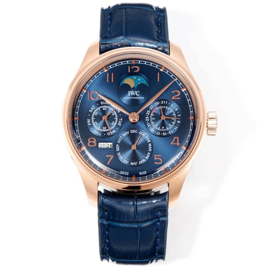 Blue Yellow - Blue Leather - Automatic -42mm