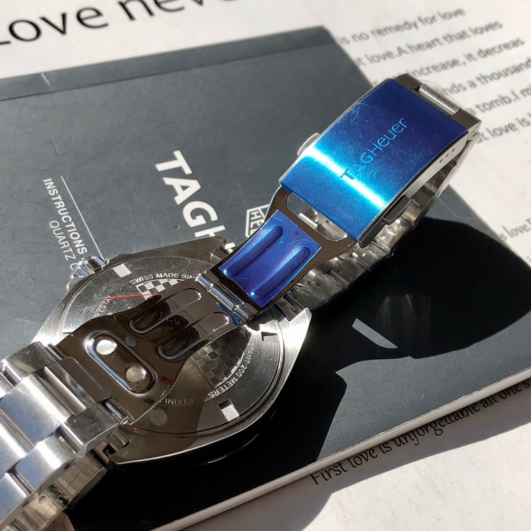 Blue - Blue 904L steel - Quartz - 41mm