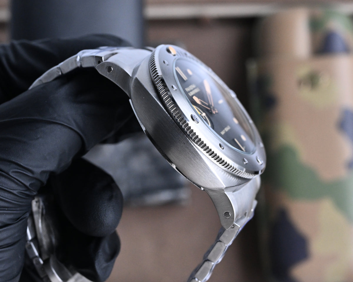 316L Black Silver - White 316L Steel - Automatic - 47mm