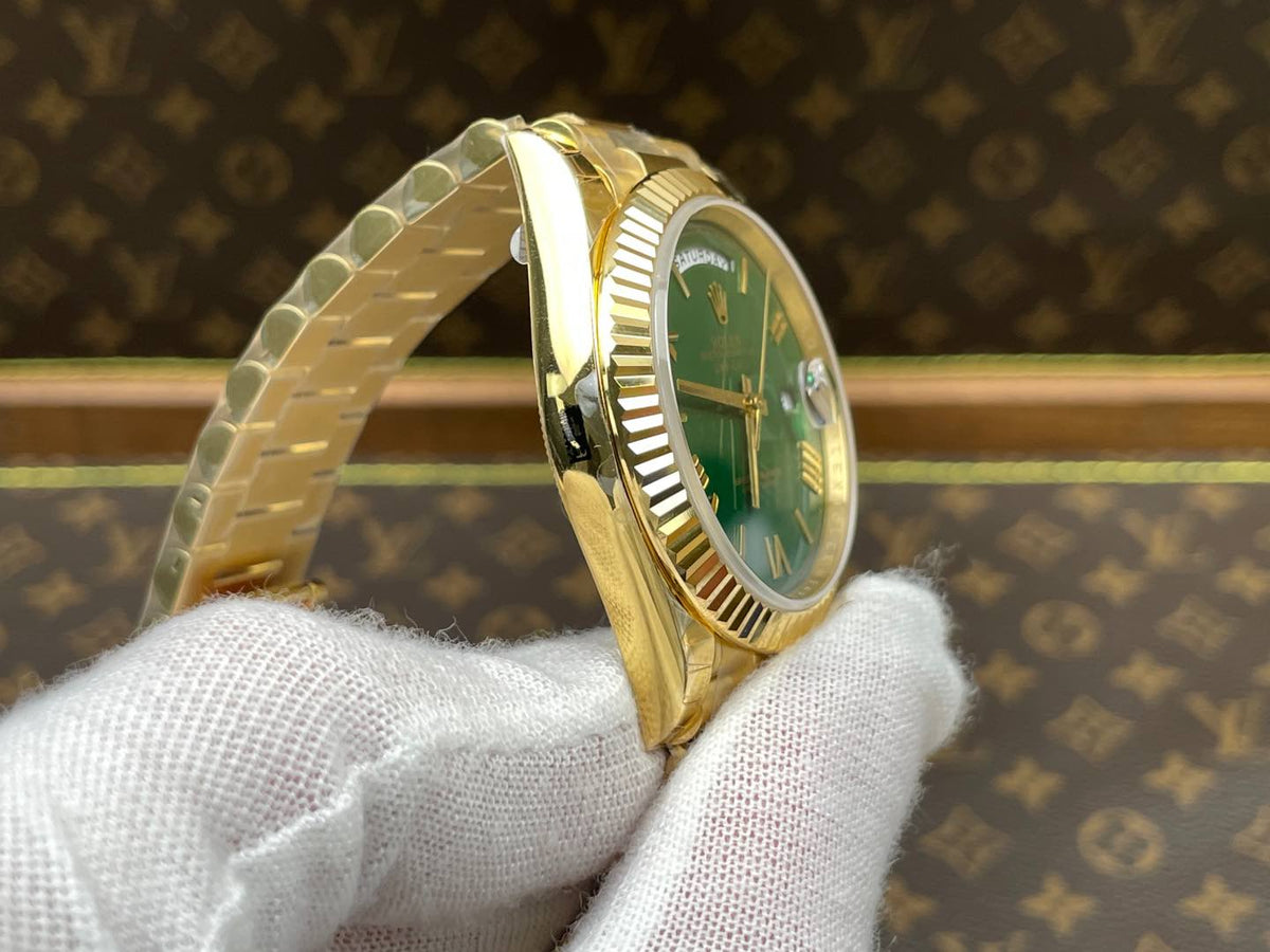 Green Yellow - Yellow Gold 904L Steel - Automatic - 40mm