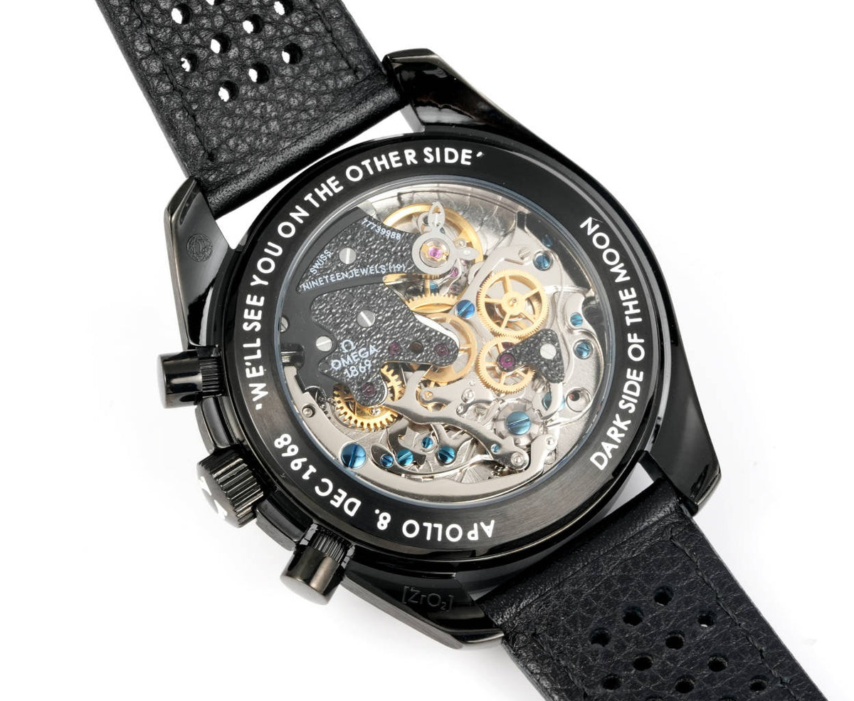 Chronograph -Moon back - Black Ceramic- Black Ruber- Automatic - 44mm