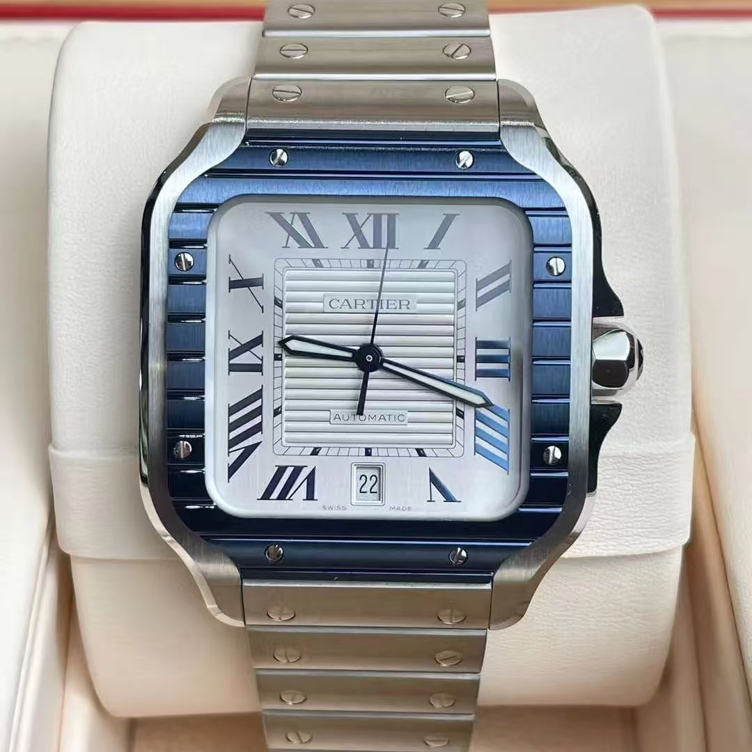 White Blue - Blue Rubber/White 904L Steel - Automatic - 47*40mm