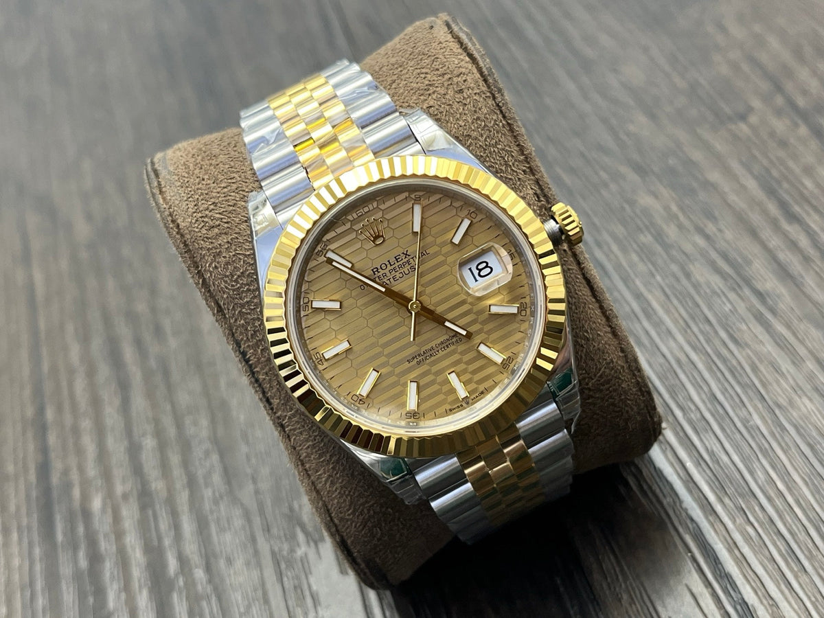 C-Factory - Yellow Wave - Silver Gold 904L Steel- Automatic - 41mm