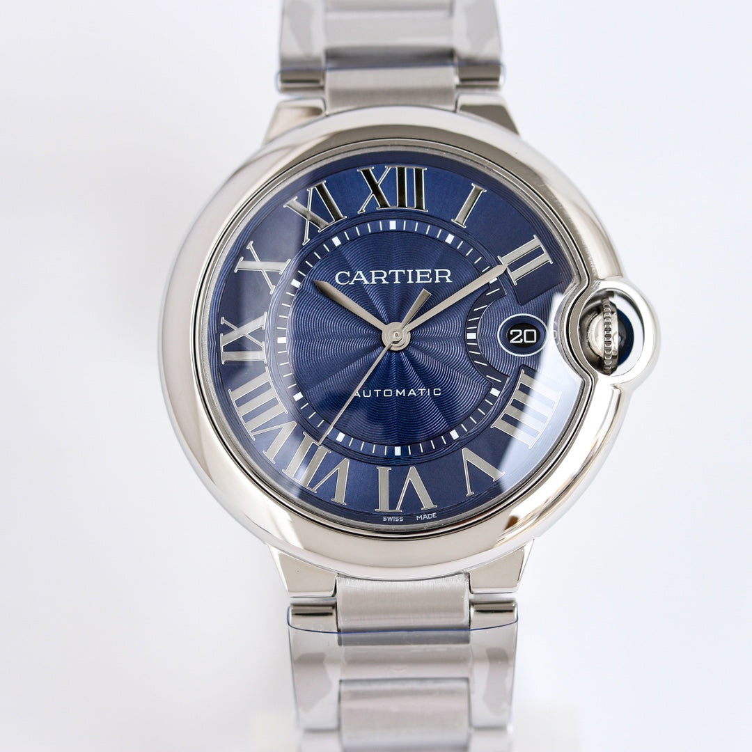 Blue - White Silver - 904L Steel- Automatic - 36/42mm