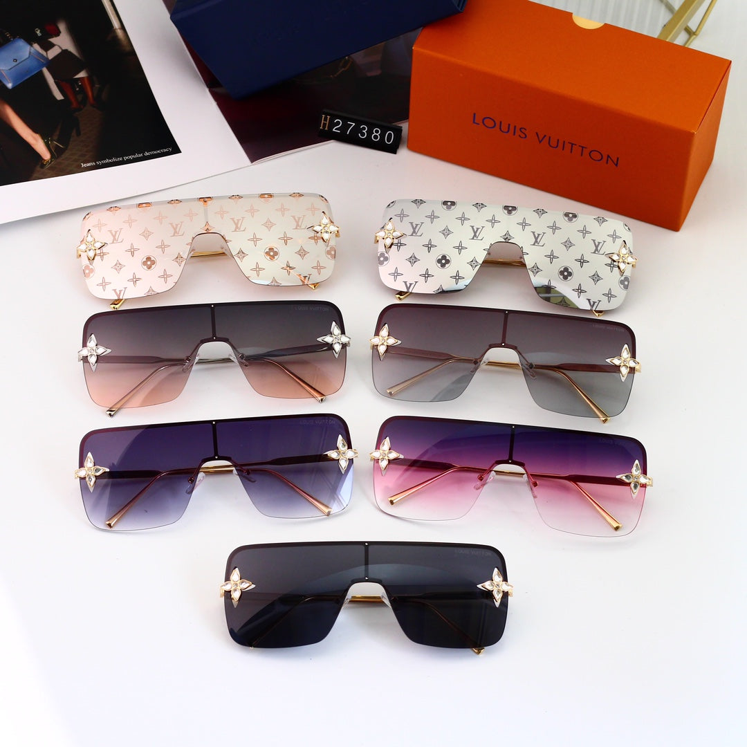 6 COLORS FRAMELESS METAL LEGS POLARIZED SUNGLASSES