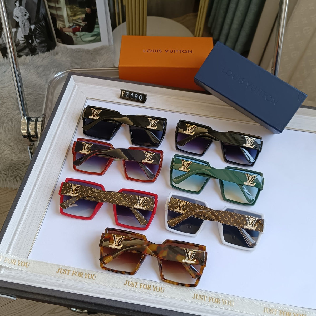 7 COLORS AVAILABLE SQUARE POLARIZING SUNGLASSES