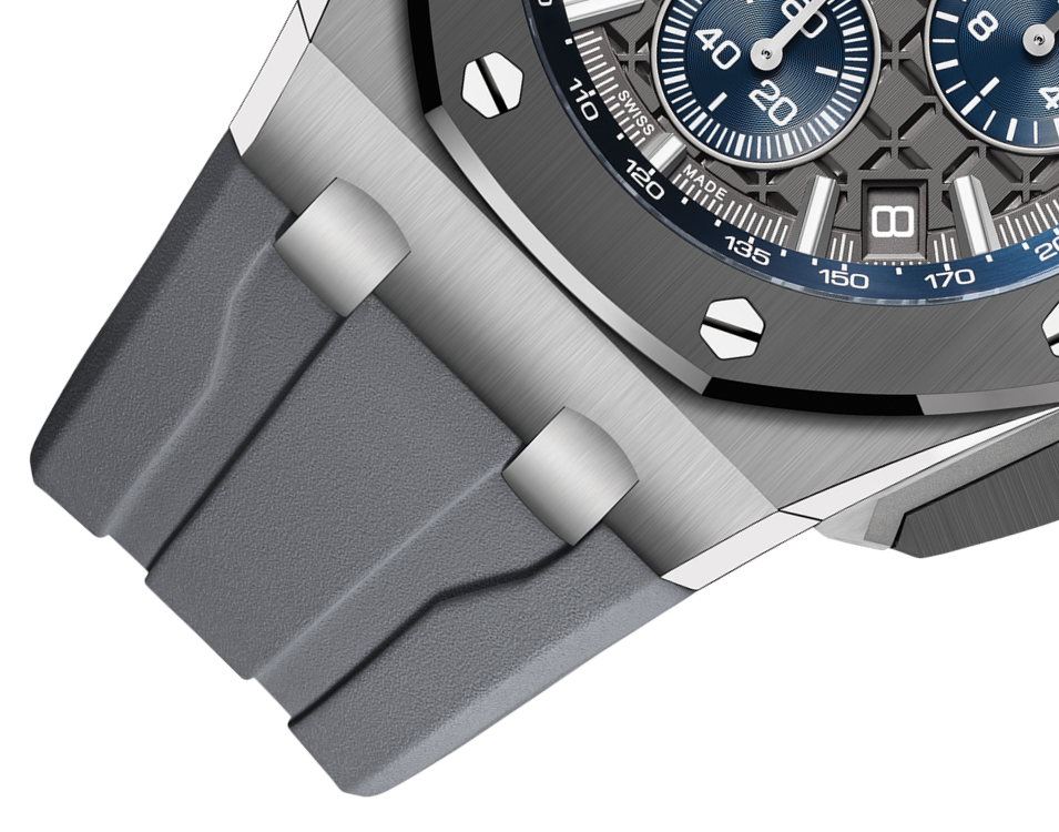 Grey OFFs - Grey Rubber - Automatic/Quartz - 43mm