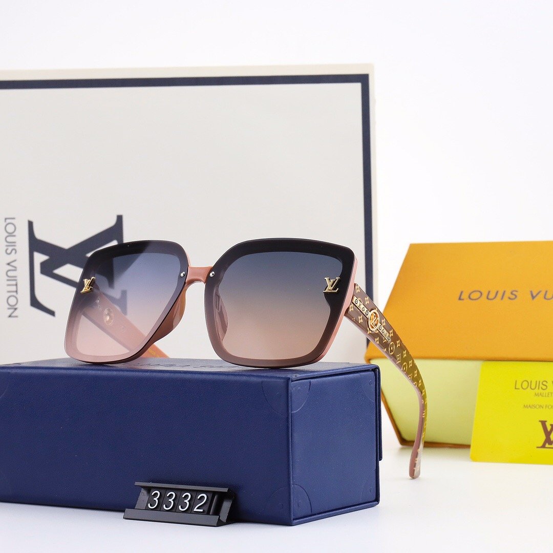 5 Colors Square Gradient Lens Polarized Sunglasses