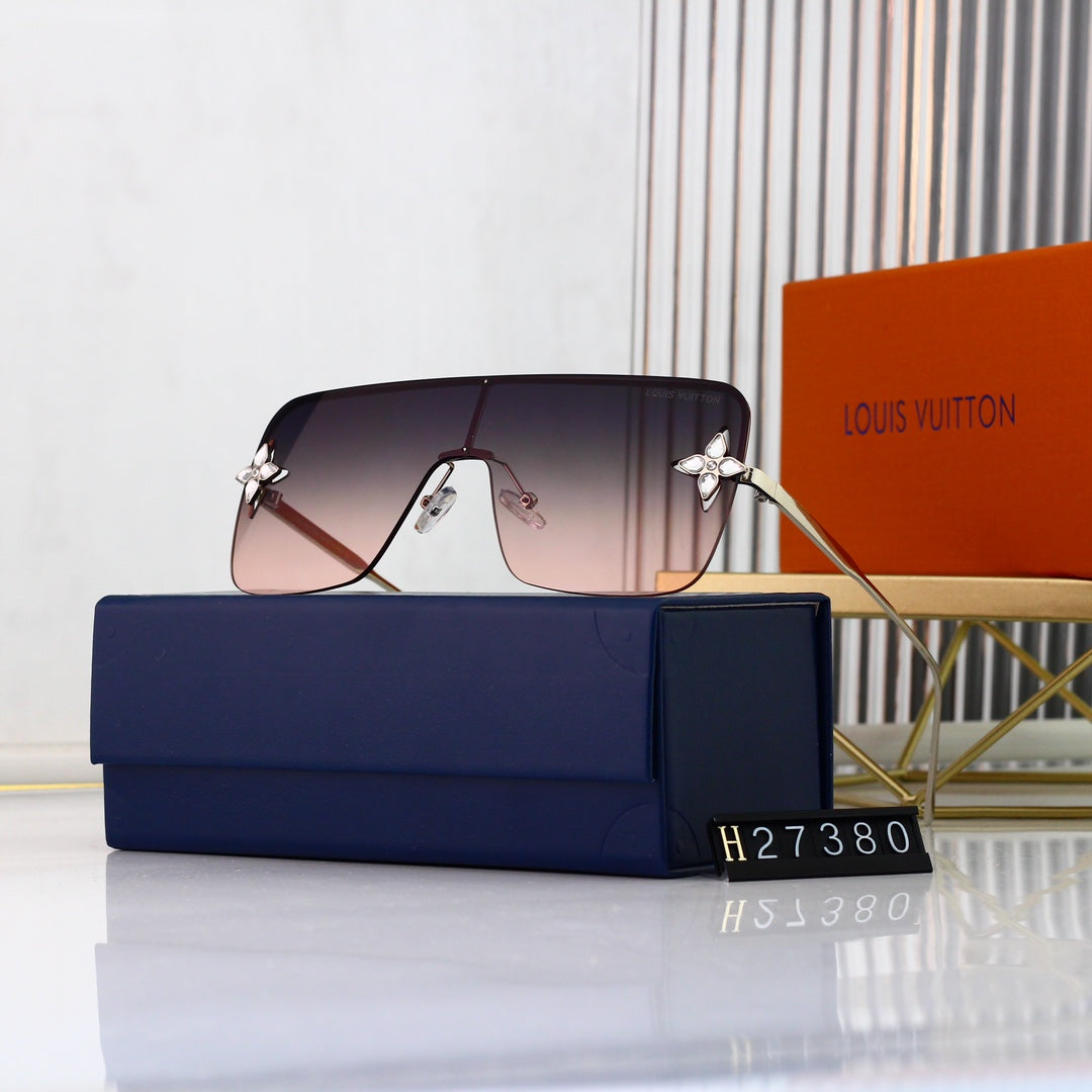 6 COLORS FRAMELESS METAL LEGS POLARIZED SUNGLASSES