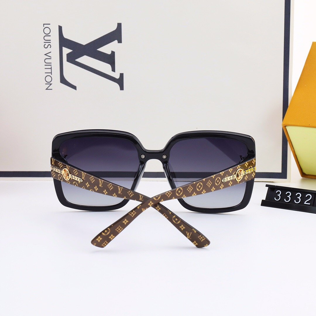 5 Colors Square Gradient Lens Polarized Sunglasses
