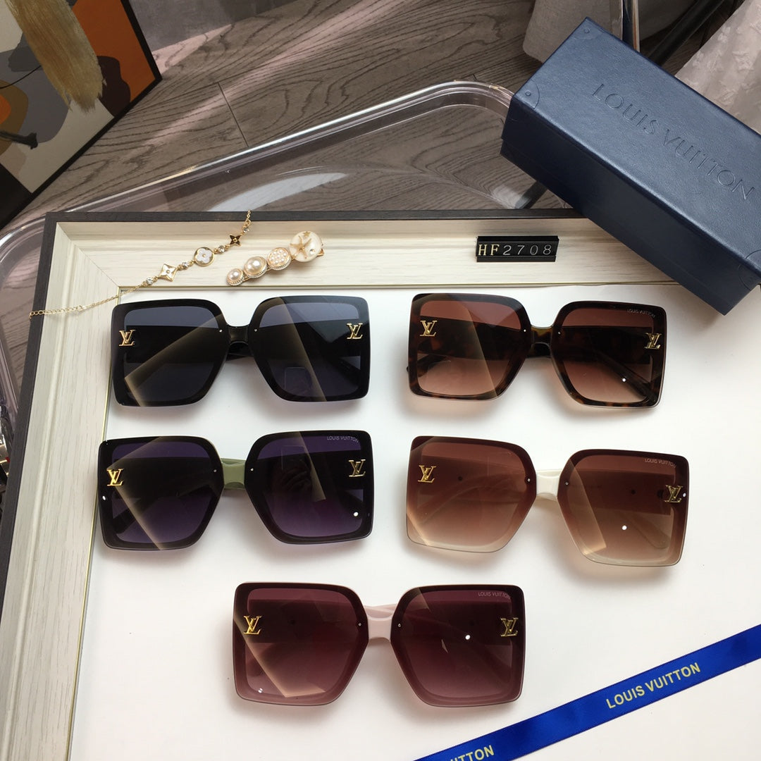 5 COLORS SQUARE FRAME POLARIZED GLASSES