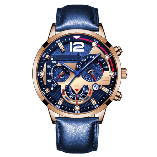 Blue Dial - Blue Leather - Automatic -42mm