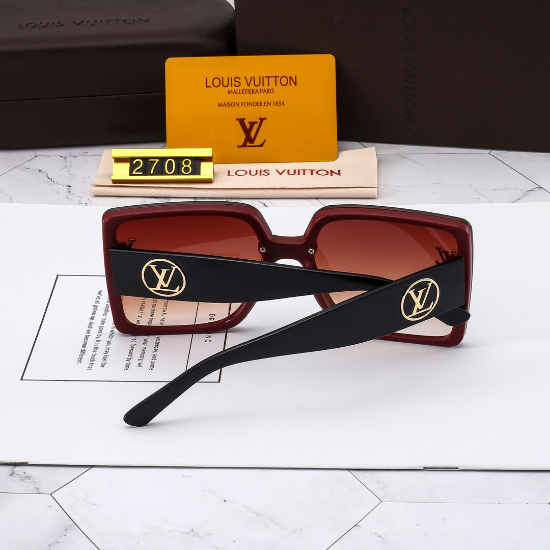 5 COLORS SQUARE FRAME POLARIZED GLASSES