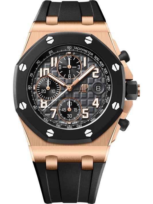 Chronograph-Black OFFs - Black Rubber - Quartz - 42mm