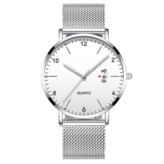 Simple Style Quartz Wrist Watch Men Casual Watch - 40mm